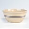 Martinez Pottery Hand-Turned Heritage Blue Stripe Stoneware Mixing Bowl 14"